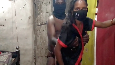 Indian teen in strap on and deepthroat blowjob video