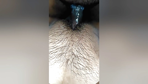 Indian babe with a small body is fucked in missionary position