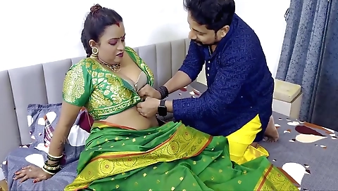 Amazing indian brunette babe gets fucked in the studio