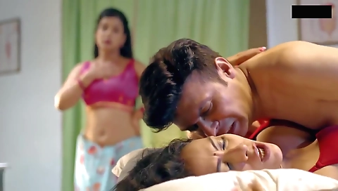 Sexy indian milf with sexy lingerie takes it all in