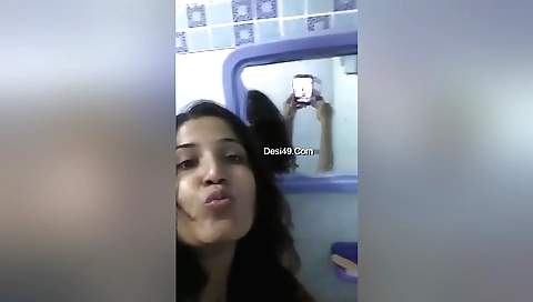 Indian beauties small tits and natural boobs in a solo