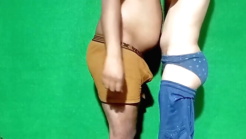 Hindi teen and lover have an amateur intimate threesome pov vid