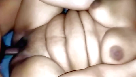Indian hunk getting fucked in her hairy body on the bed