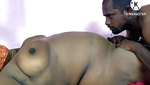 Indian babe gives a blowjob and enjoys it in the end