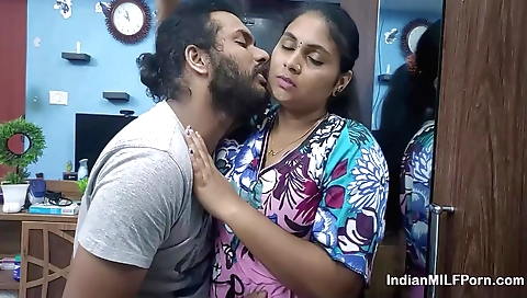 Indian chick with a big booty is riding a big cock