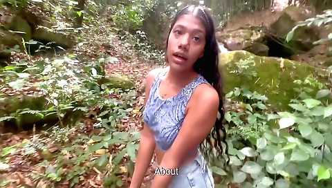 Hot girl fucks in her asshole in front of the camera