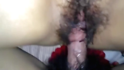Indian girl fucks her boyfriend in a hairy sex scene