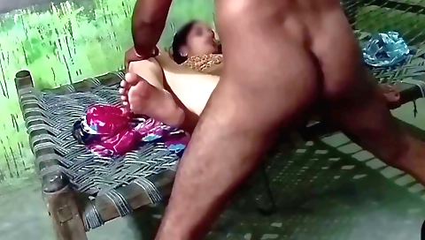 Indian sex - stepbrother and his girlfriend in store room