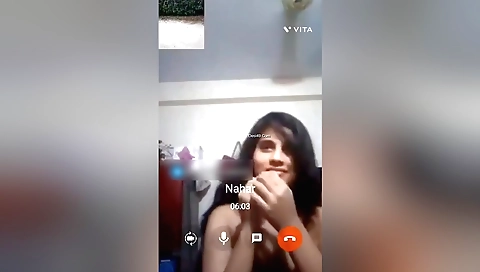Hot amateur brunette fucks herself in solo sex video