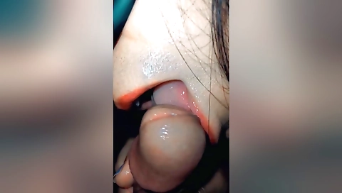Indian babe in a red dress is making love with the neighbor