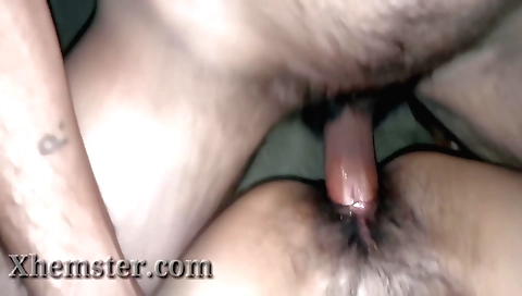 Indian hairy woman gets fucked in her shaved pussy