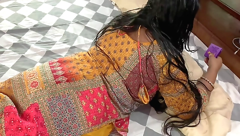 Indian slut with big tits and a juicy ass gets fucked