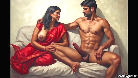 Indian busty and hot milf got fucked hard in the backyard