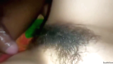 Horny Indian girl rammed hard and then fucked in pussy