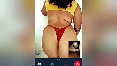 Big booty brunette in a hot sexiest homemade video