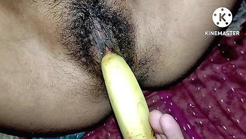 Indian stepmom fucks her hairy pussy by her stepson