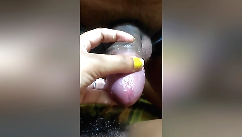 Indian woman in a white blouse and stockings fucks in hotel room