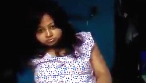 Indian girl naked on webcam video with hairy pussy
