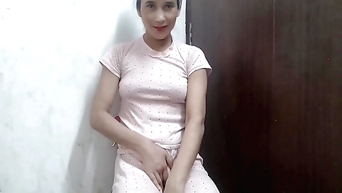 Indian dress and sexy white dress solo female in a shower