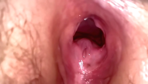 Hairy pussy sex with the girl on a bed in amateur video