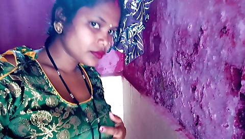 Petite bhabhi in the bathroom gets penetrated by a guy