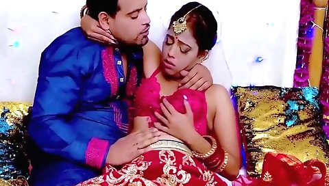 Indian brunette with a nice ass got first night in my fucking