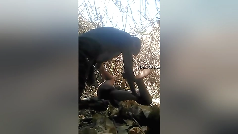 Indian amateur teen 18+ is nailed outdoors in the cam