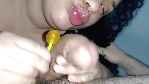 Indian brunette takes off her clothes and gets a creampie