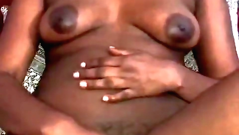 Amateur hairy pussy fingering video with camera on