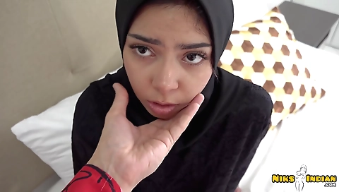 Indian teen gets her stepbrother's dick inside her ass