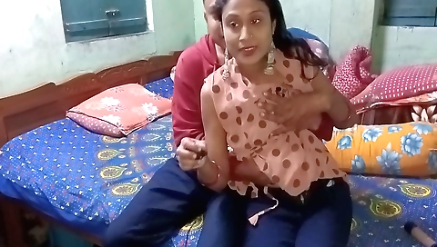 Indian teen 18+ enjoys kinky sex with her step nephew