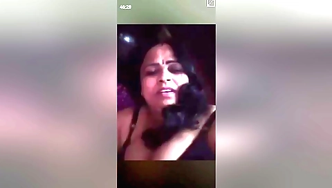 Amateur solo video with hairy bush and big ass milf