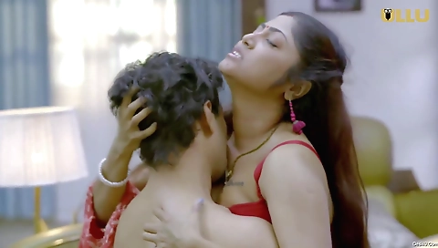 Big tits brunette 18+ threesome with a horny hot guy