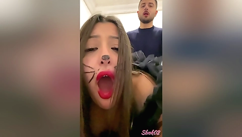 Amatous brunette has nice body and a great sex life