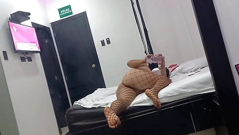 Brunette and big ass girl with nice tits in hd video