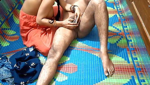 Indian brunette with a long natural hair and a cute face