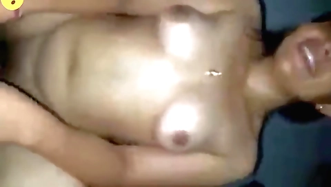 Indian girl with natural tits has her cunt fucked hard