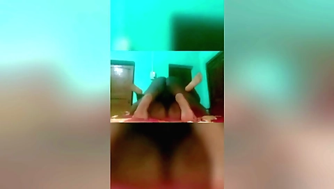 Indian girl wearing a skirt with her husband friend