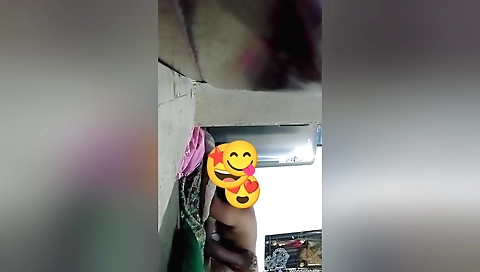 Indian slut in sexy black dress and hair on webcam video