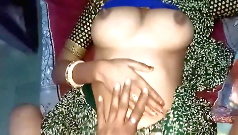 Big-boobed Indian hairy fetish milf takes dick on her hairy ass