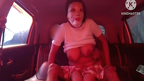 Indian brunette with big tits gets her shaved ass fucked