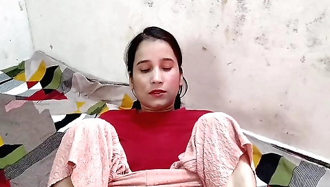 Indian solo girl in black dress takes a nap and then sleeps