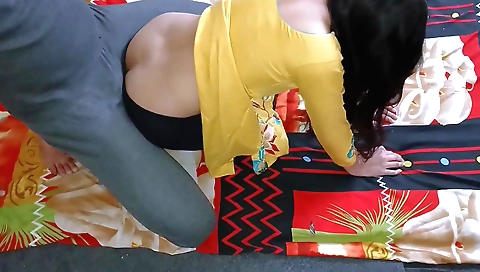 Indian brunette in lingerie gets fucked in the bedroom