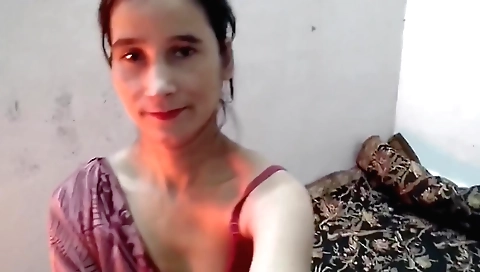 Indian solo video with the woman masturbating in the shower