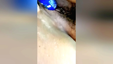 Indian girl with hairy pussy gets horny after stepmom calls