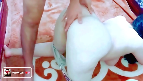 Amateur brunette creampie for you in homemade porn