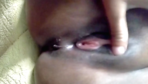 Indian girl with a tight pussy sucking on a piece of meat