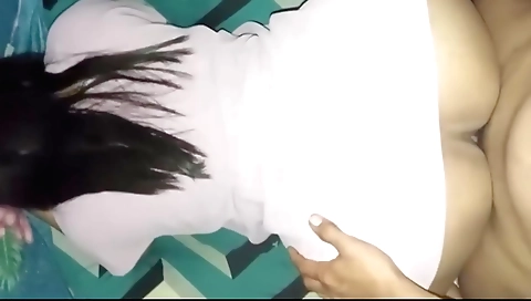 Hot brunette amateur teen video with a great body and smile