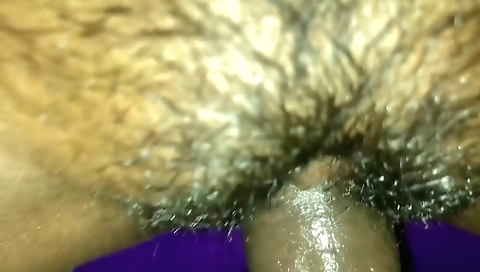 Indian girl in a hairy body gets fucked by husband