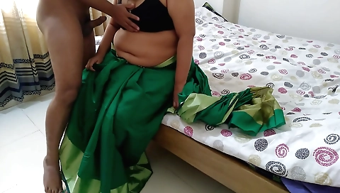 Busty chick fucked by stepson-in-law in the village